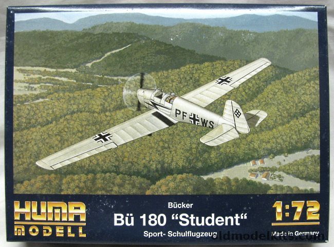 Huma Model 1/72 Bucker Bu-180 'Student', 3008 plastic model kit